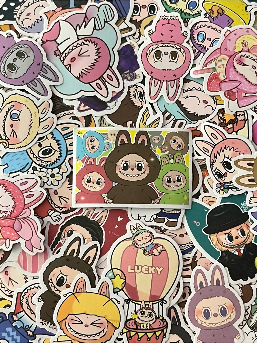 Labubu Sticker Pack - Multi Color Design